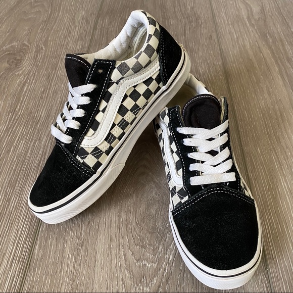 vans old skool primary checkerboard